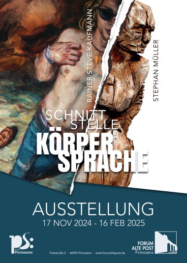 Plakat Wechselausstellung Schnittstelle - Körpersprache"