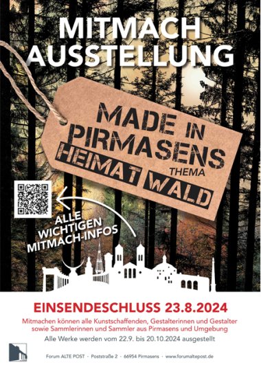 Aufruf zur Beteiligung an der 3. Auflage von "Made in Pirmasens" - Thema: Heimat Wald im Forum ALTE POST