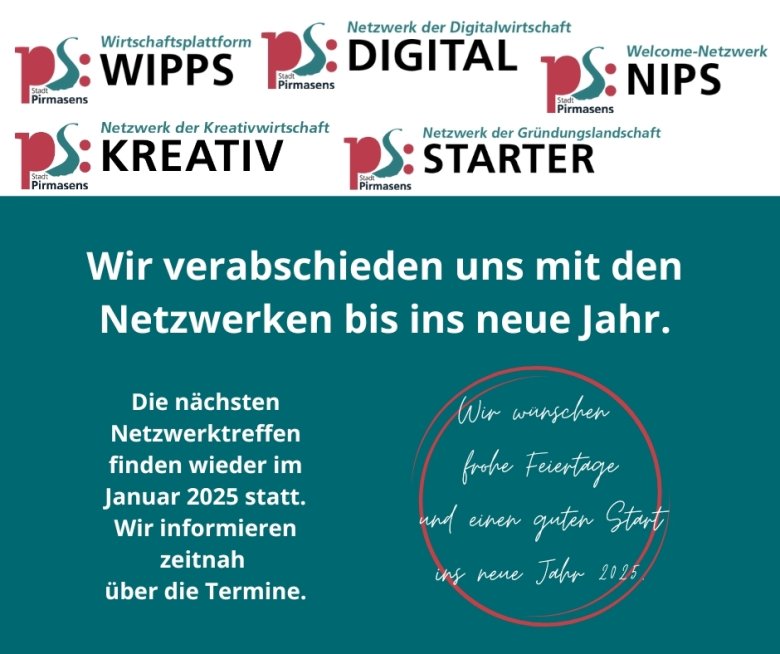 Pause der Netzwerke Flyer